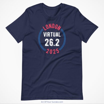 London Virtual 2025-t-shirt-navy